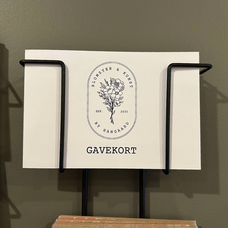 Gavekort, 2 sider, A6